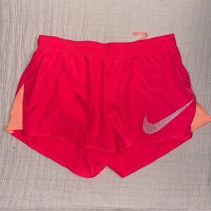 Nike Pink Athletic Shorts Lightweight Running